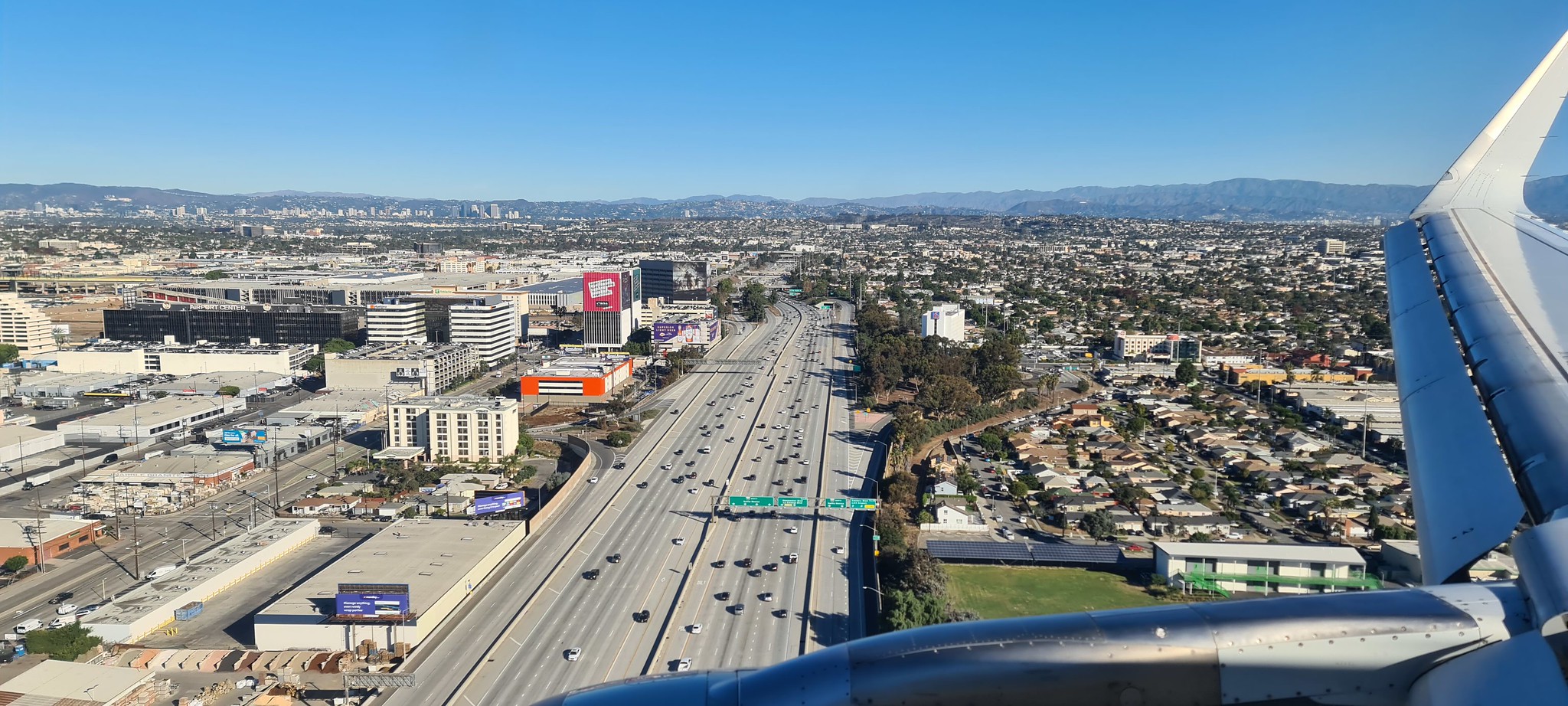 On final approach into Los Angeles LAX