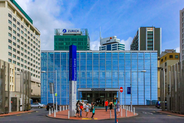 Das Britomart Transport Centre in Auckland