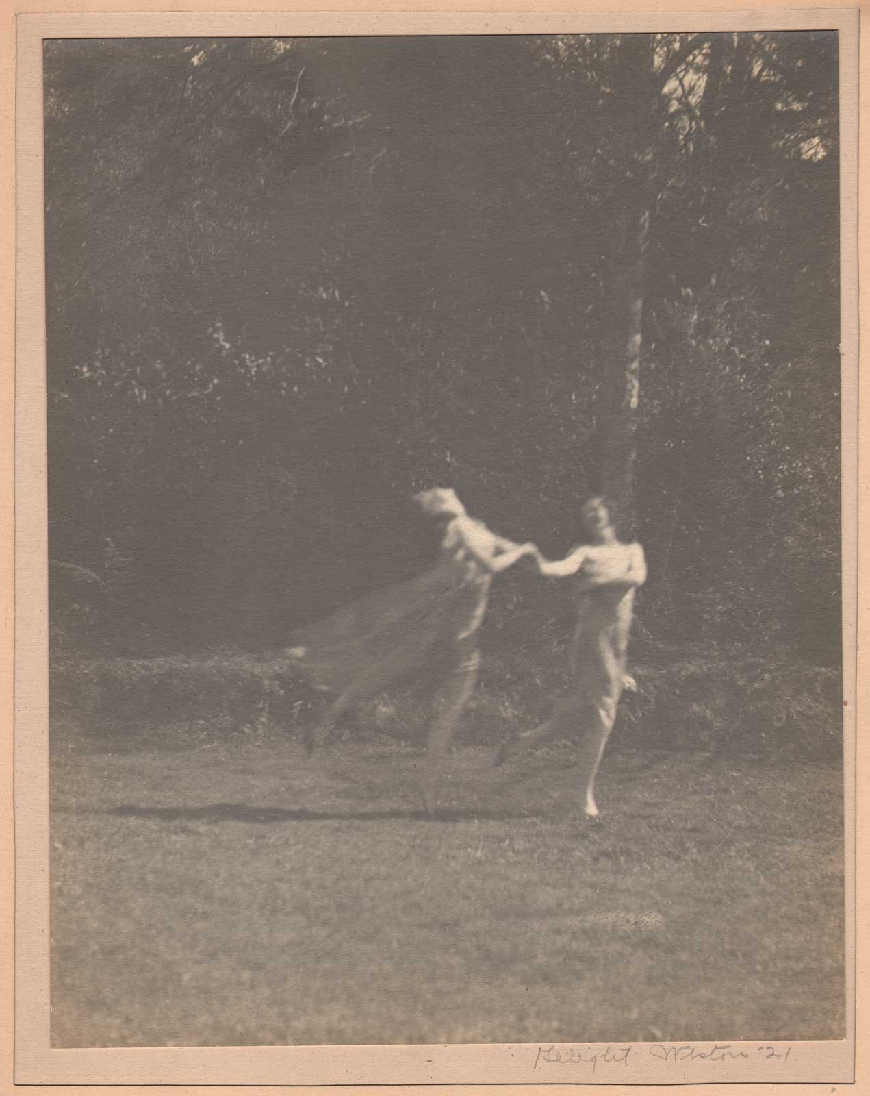 Irma Delight Weston :: Rhythmic Dancing Study, 1921. Bromide print. | src Photoseed