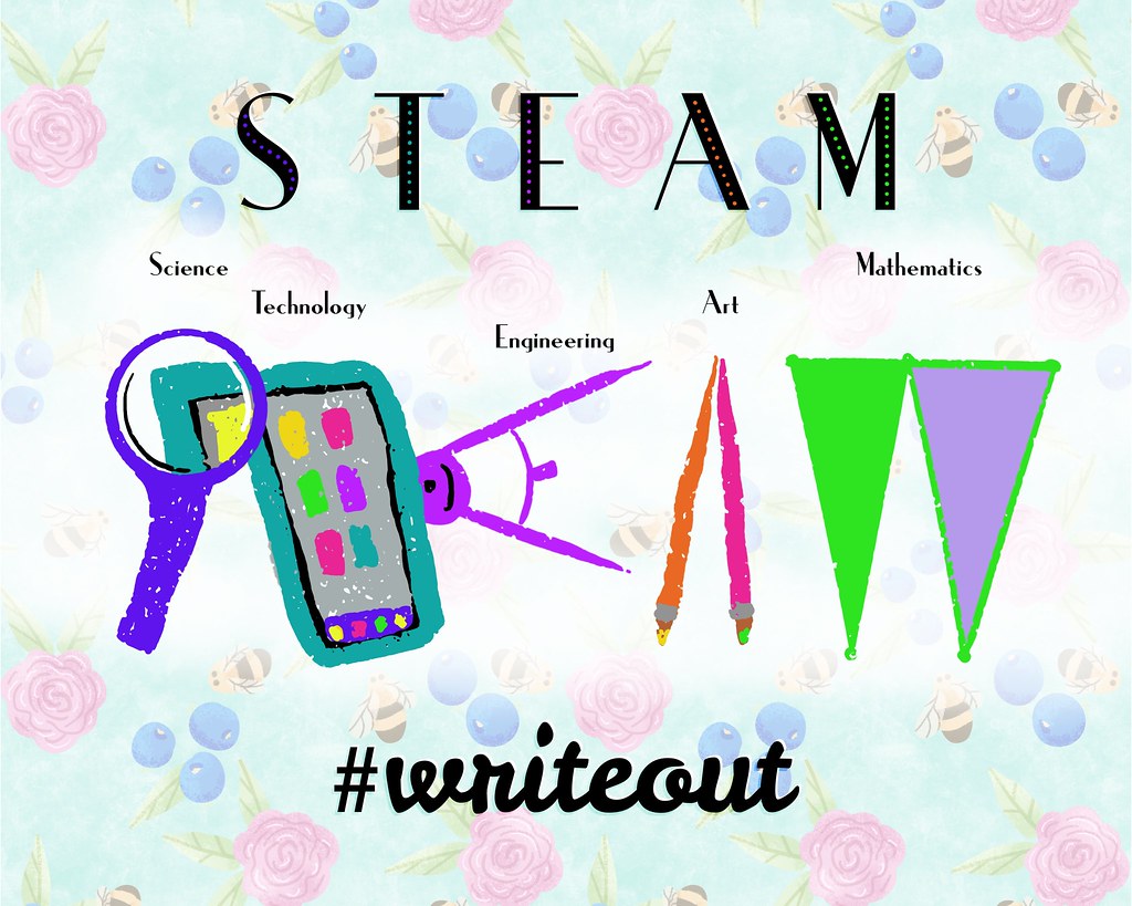 WriteOut STEAM Graphic