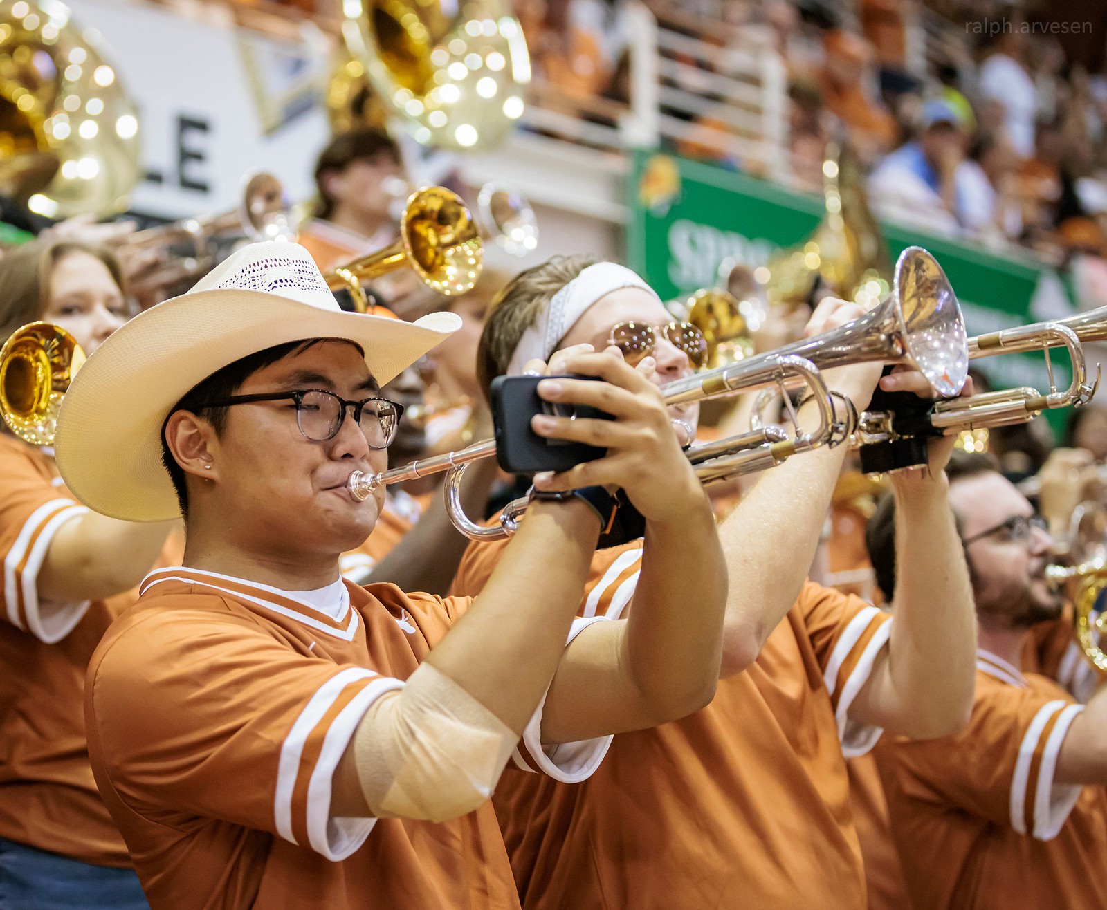 Texas Pep Band | Texas Review | Ralph Arvesen