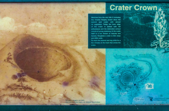 Der Krater des Rangitoto