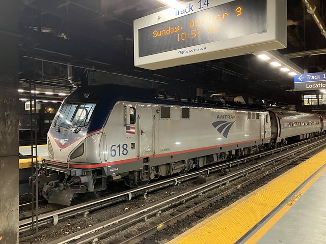 Amtrak 618 at Penn Station New York