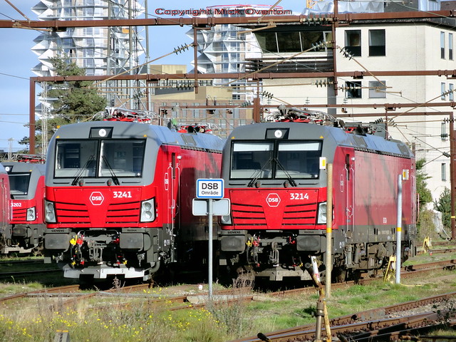 Finally I have seen & photographed the entire DSB fleet of 42 Siemens Vectrons with this image taken today of EB 3241 which emerged from the workshop a few days ago but hasnt entered service yet