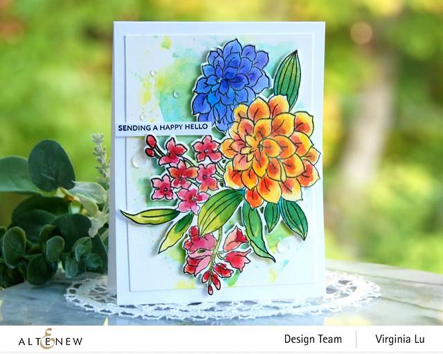 Altenew-Build-A-Garden Dear Dahlias Stamp Set-Artists' Watercolor 24 Pan Set  (3)