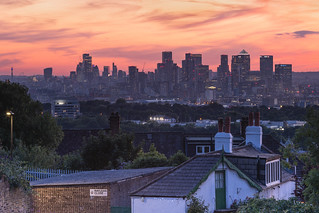 London sunset from Shooter's Hill