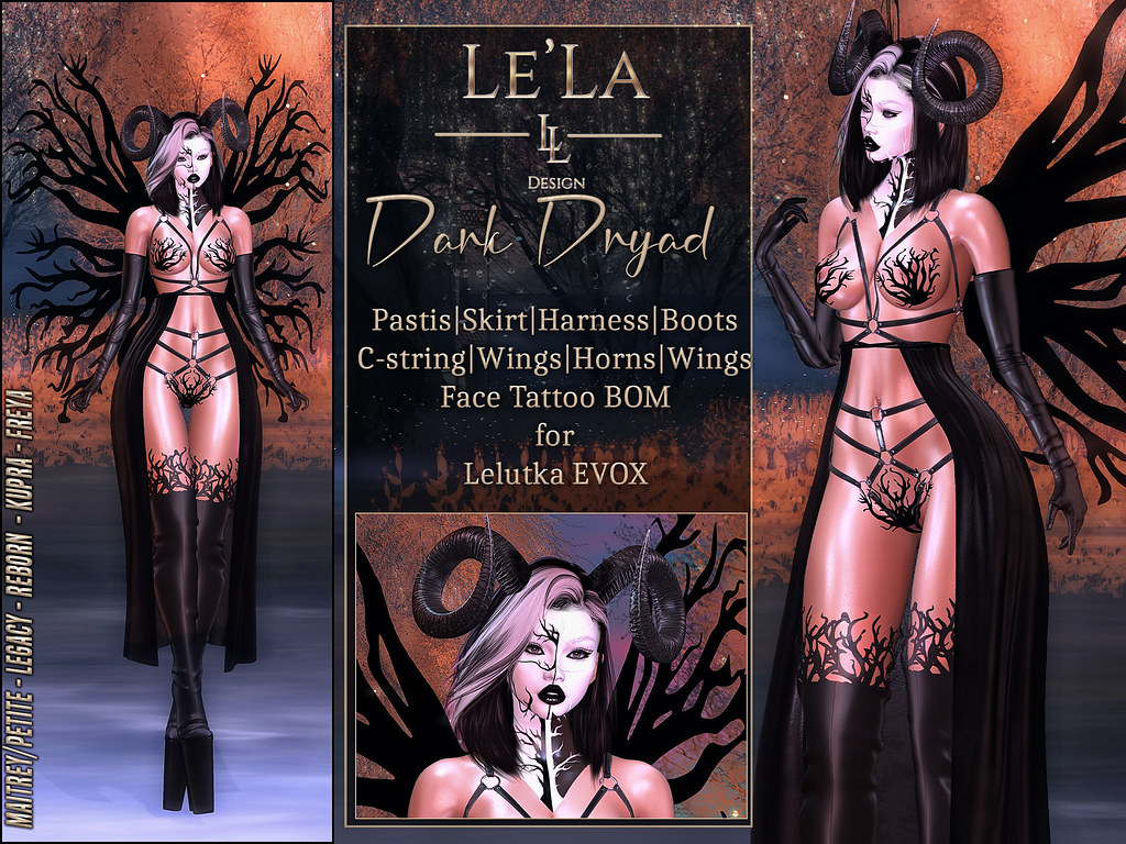 LeLa Dark Dryad Costume ♥