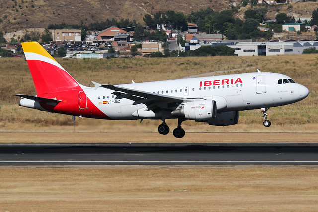 EC-JAZ | Iberia Airbus A319-111 | Madrid Barajas LEMD/MAD | 29/06/22