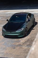 Tesla Model S Plaid Custom Vinyl Wrap