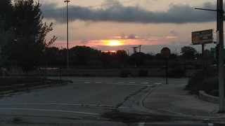Sunrise over the Dan Ryan Expressway