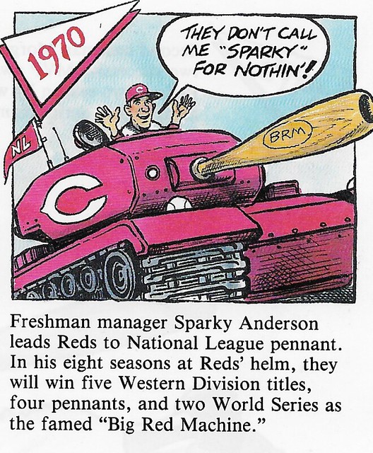 1992 Red Foley Cartoon History - Anderson, Sparky (1970)