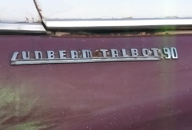 1951 SUNBEAM-TALBOT 90 MkII Side Emblem