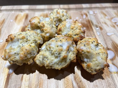 Lemon poppyseed mini muffins