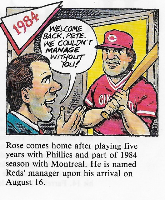 1992 Red Foley Cartoon History - Rose, Pete (1984)