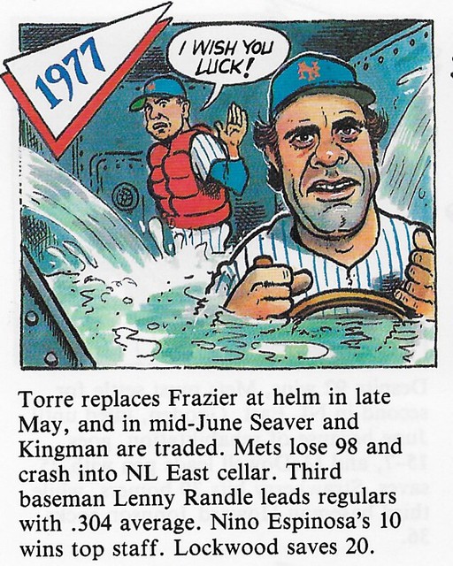 1992 Red Foley Cartoon History - Torre, Joe (1977)