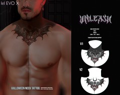 UNLEASH - Halloween neck tattoo // EVO X