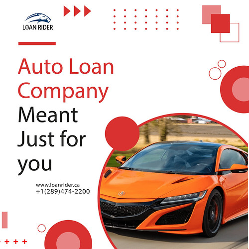 Auto Loan Company Meant just For you