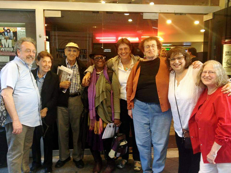 A wonderful gathering of dear friends at the Maestra showing in NYC, including Estela and Ernesto Bravo, prestigious documentary film makers visiting from Cuba