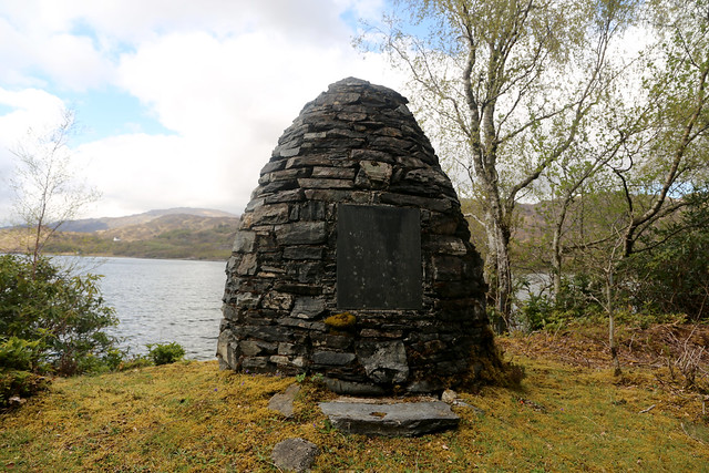Memorial near Inverailort Castle