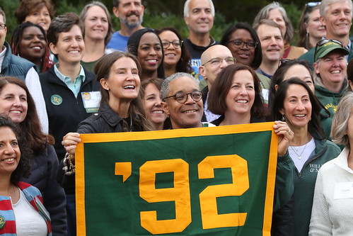 Alumni with class years ending in two or seven celebrated class reunions.