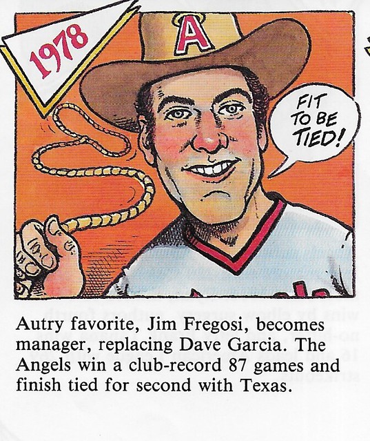 1992 Red Foley Cartoon History - Fregosi, Jim (1978)