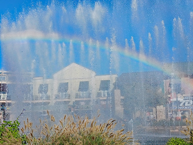 Rainbow In The Fountain.
