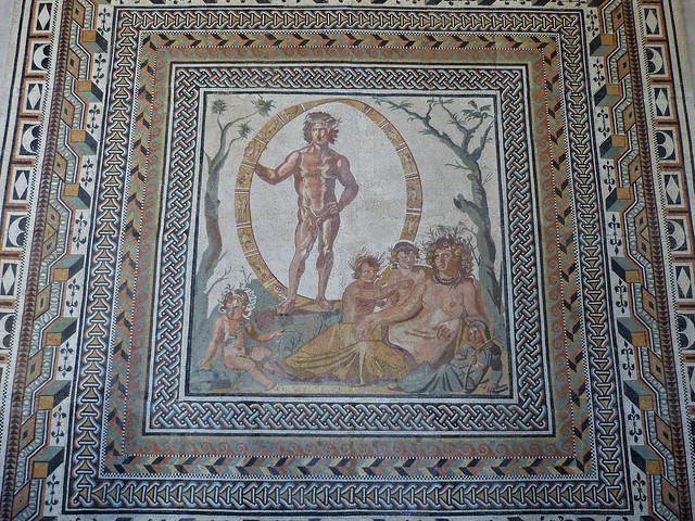Mosaico romano. Glyptothek, Königsplatz. Múnich, Baviera 🇩🇪