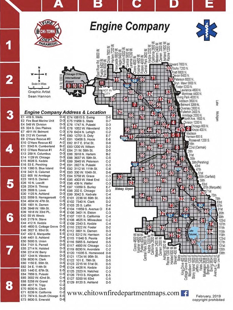 Chicago Fire Engine stations .