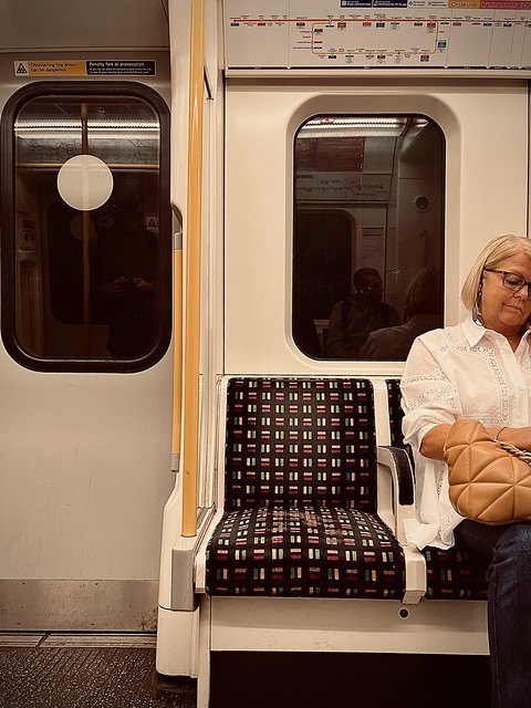 Empty seat - District Line, London