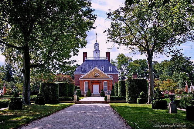 The Terrance Entrance to the Governor's Palace in Williamsburg, VA