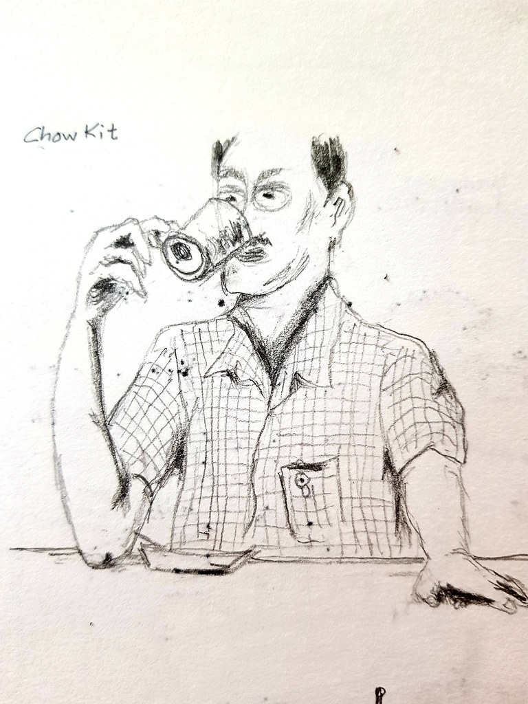 吉隆坡周杰市場 KL Chow Kit - 城市草圖 Urban Sketches (Pencil) ...