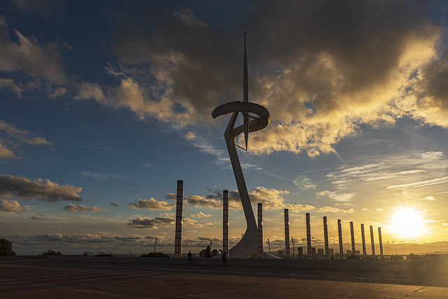 DSC_9497.psd  Torre telefonica tambe torre Calatrava  (anella olimpica bcn)