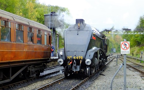 4498 Sir Nigel Gresley . | In Black livery , LNER A4 pacific… | Flickr