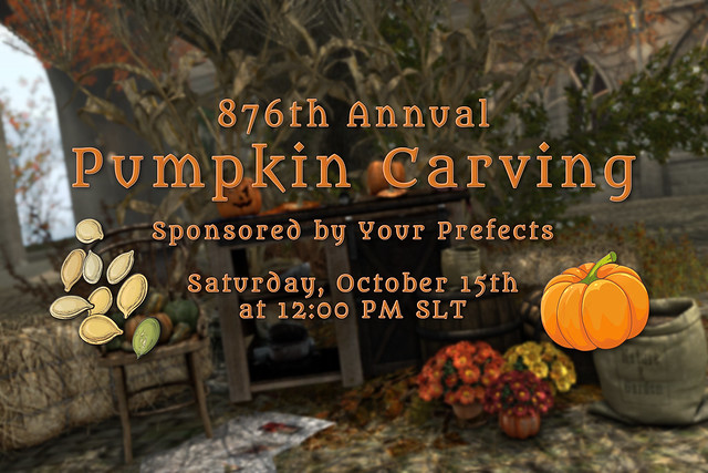 Pumpkin Carving this Saturday