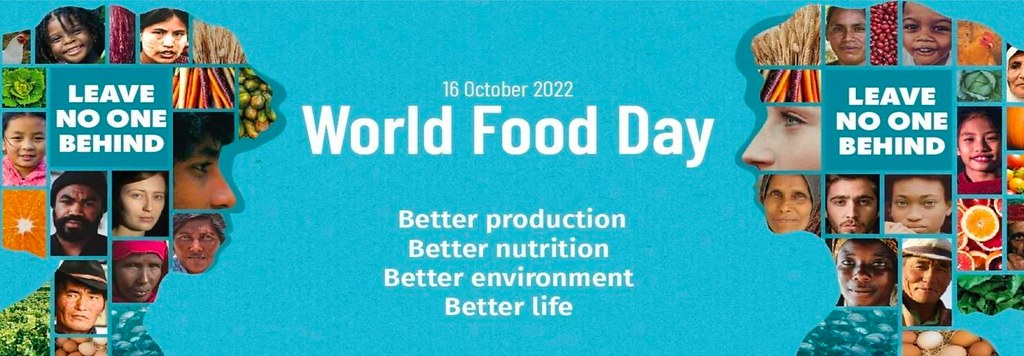 今年世界糧食日的主題是「不讓任何人掉隊」（Leave no one behind）。圖片來源：國際糧農組織（FAO）