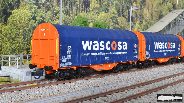 Roco 76009 A Schiebeplanenwagen der wascosa