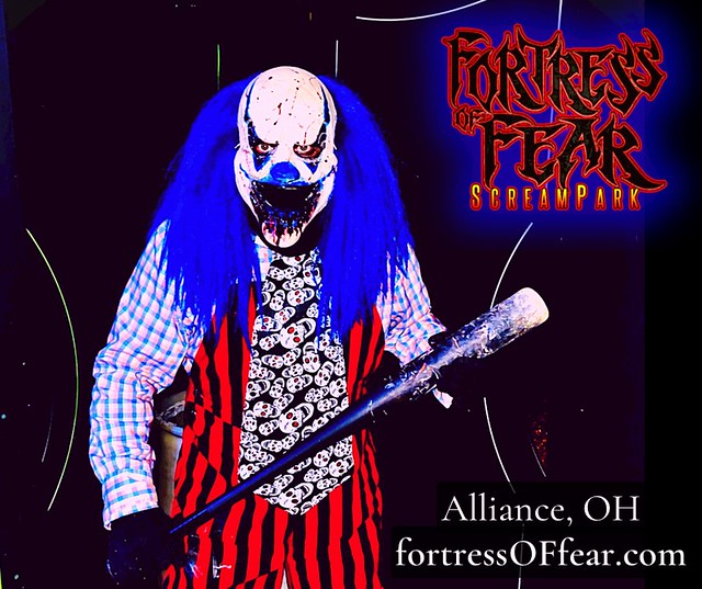 SKITTLEZ the clown at Fortress of Fear