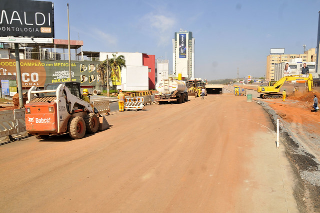 Concluída a pavimentação na ligação entre Túnel de Taguatinga e EPTG