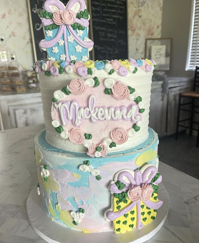 Cake by The Turquoise Chandelier Cake Co. LLC