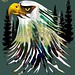 Bald Eagle Spirit of Forest & Skies  Digital Painting :copyright:️ BluedarkArt TheChameleonArt