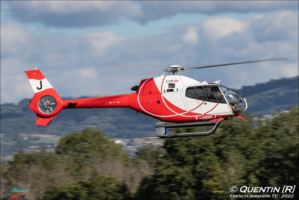 H120 Eurocopter EC120 Colibri Calliopé de Helidax EALAT EC-120 ailes et volcans cervolix issoire auvergne Meeting Aerien 2022