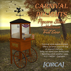 [CIRCA] - "Carnival Delights" Popcorn Stand - Halloween