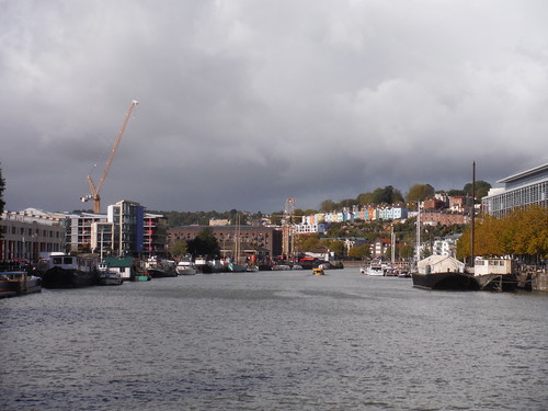 View downstream, from the M-Shed SWC City Walk 4 - Bristol Harbour