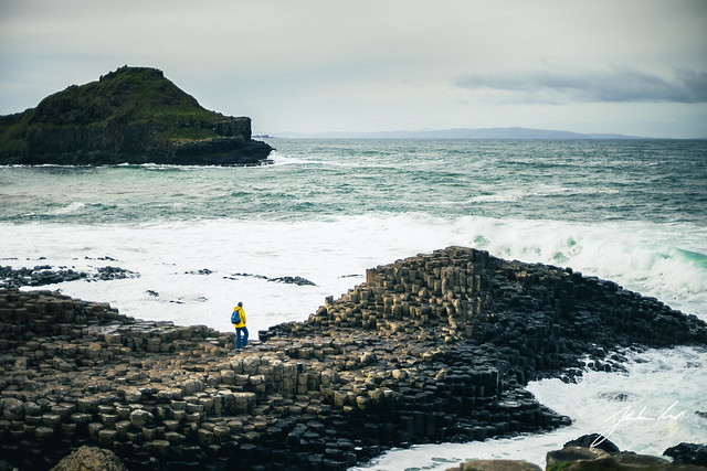 Solitude at the Giant's Causeway, Northern Ireland.