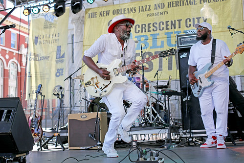 Mr. Sipp at Crescent City Blues & BBQ Fest on October 15, 2022. Photo by Bill Sasser.