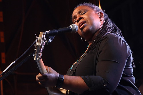 Ruthie Foster at Crescent City Blues & BBQ Fest - Oct. 16, 2022. Photo by Demian Roberts.