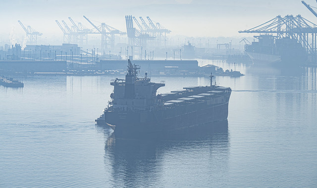 Shrouded in the Haze - Port of Tacoma