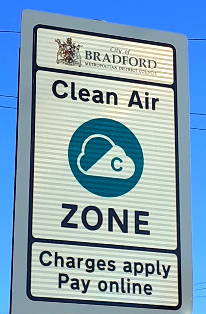 Bradford Clean Air Zone sign (4#)