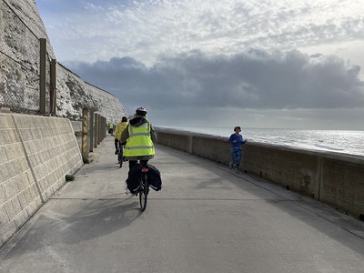 October 16, 2022: Clarion cycle ride from Brighton to Seaford