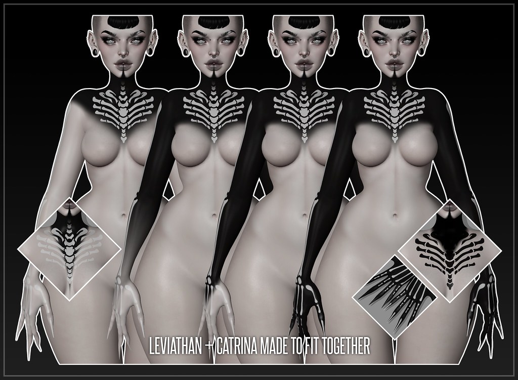 Lilithe'// Leviathan + Catrina Tattoos @ Nightshade
